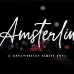 Amsterlin Font Poster 1