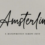 Amsterlin Font Poster 5