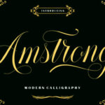 Amstrong Font Poster 1