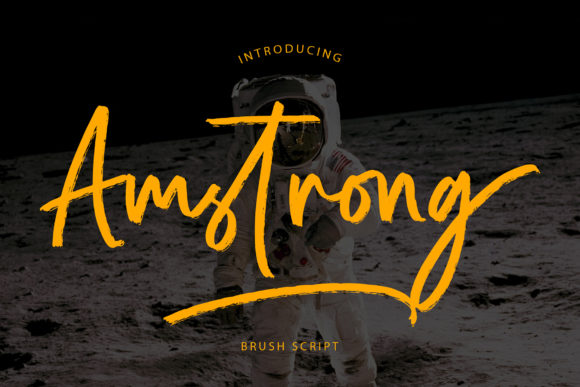 Amstrong Font Poster 1