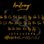 Amstrong Font Poster 5