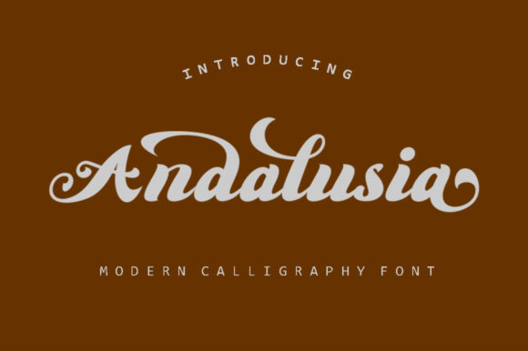 Anadalusia Font Poster 1