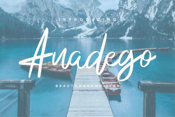 Anadego Font Poster 1