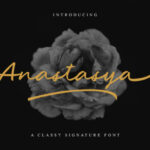 Anastasya Font Poster 1