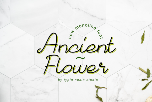 Ancient Flower Font