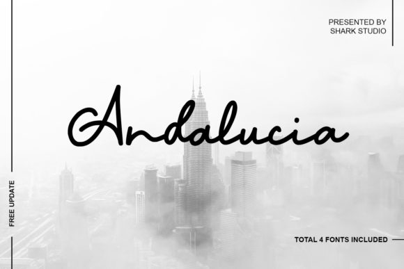 Andalucia Font Poster 1
