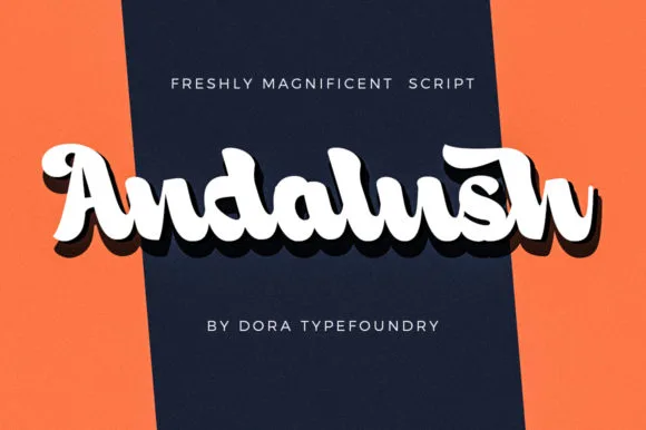 Andalush Font Andalush Font Poster 1