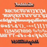 Andalush Font Poster 8