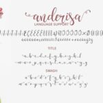 Anderisa Font Poster 3