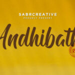 Andhibath Font Poster 1