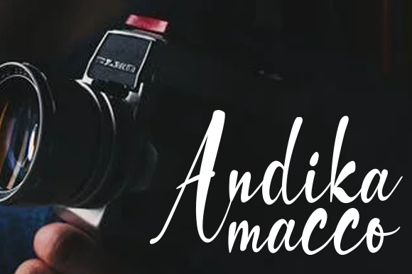 Andika Macco Font Poster 1