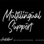 Andrellina Font Poster 4