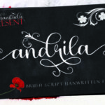 Andrila Font Poster 1