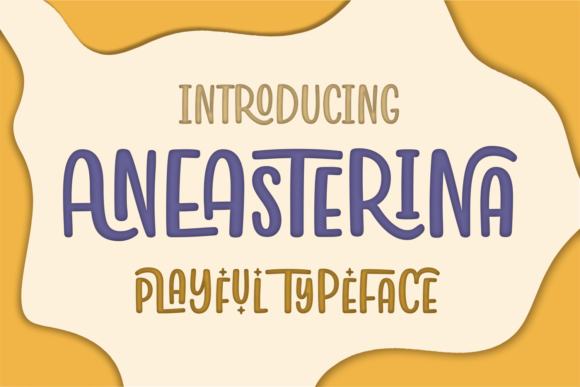 Aneasterina Font Poster 1