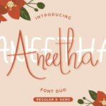 Aneetha Font Poster 1