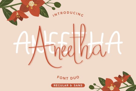 Aneetha Font Poster 1