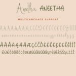 Aneetha Font Poster 8