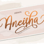 Aneisha Font Poster 7