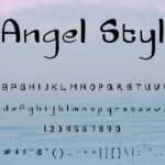 Angel Style Font Poster 1