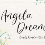 Angela Dream Font Poster 1