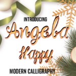 Angela Happy Font Poster 1