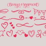 Angela Heart Font Poster 4