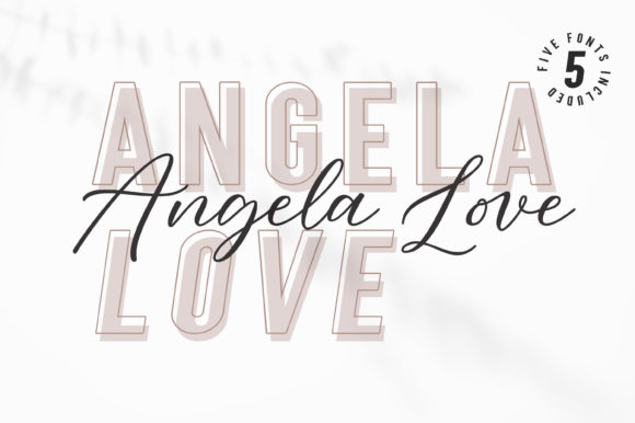 Angela Love Duo Font Poster 1