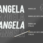 Angela Love Duo Font Poster 2