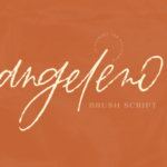 Angeleno Brush Font Poster 1