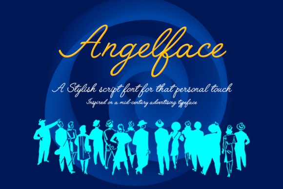 Angelface Font Poster 1