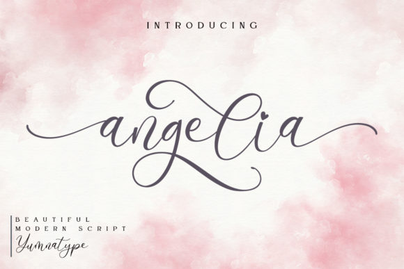 Angelia Script Font