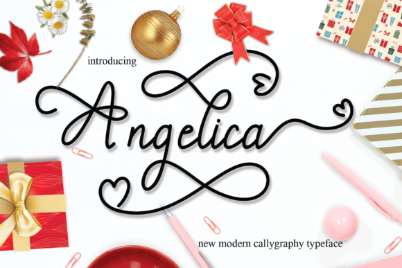 Angelica Font Poster 1