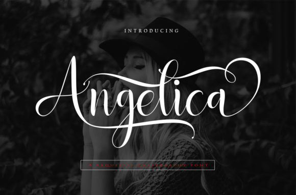 Angelica Font Poster 1