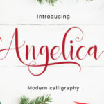 Angelica Font Poster 2