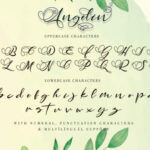 Angelin Font Poster 8