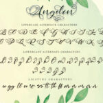 Angelin Font Poster 9