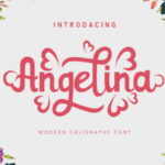 Angelina Font Poster 1