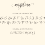 Angelina Font Poster 8