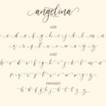 Angelina Font Poster 9
