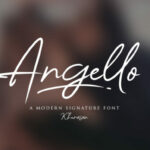 Angello Font Poster 1