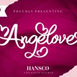 Angelove Font Poster 1