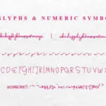 Angle Rose Font Poster 2