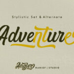 Angler Font Poster 3