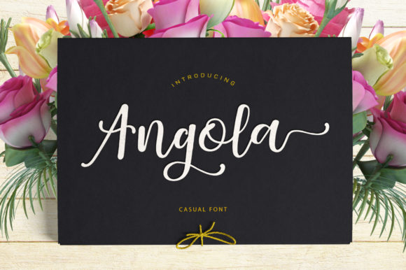 Angola Font Poster 1