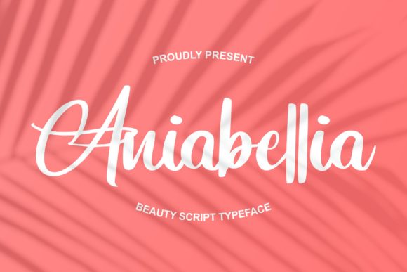 Aniabellia Font Poster 1