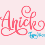 Anick Font Poster 1