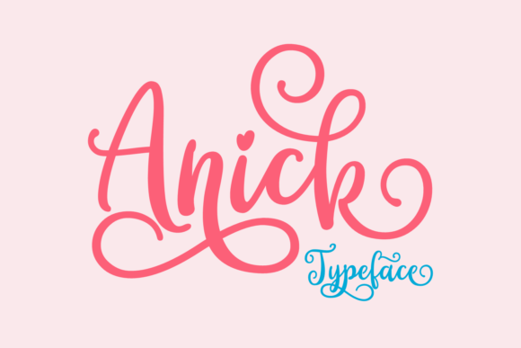 Anick Font Poster 1