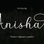 Anisha Font Poster 1