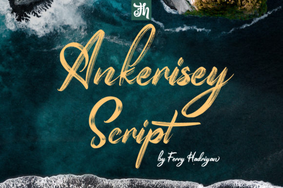 Ankerisey Font Poster 1