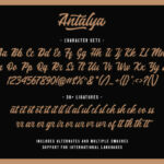 Antalya Font Poster 5